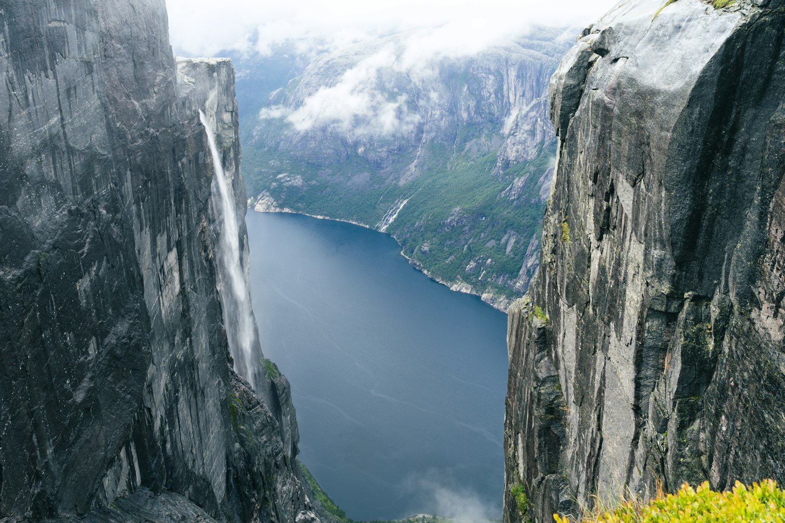 The Lysefjord and Kjerag plateau under summer light.