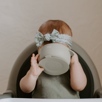 6-min Baby Suction Bowl - Meadow