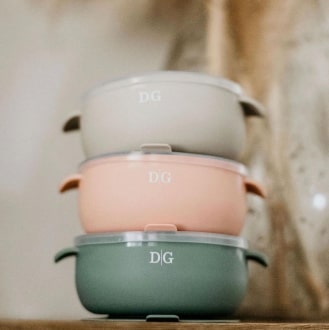 9-min Baby Suction Bowl - Meadow