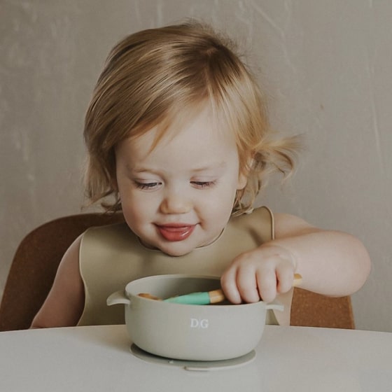 1-min Baby Suction Bowl - Meadow