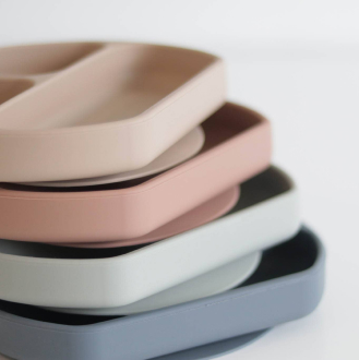 Mask Group-1 Silicone Suction Plate With Lid and Spoon