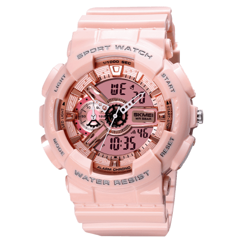 Pink Digital Sports Watch