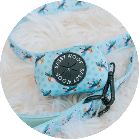 Tropicana' Dog Waste Bag Holder
