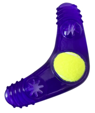 Boomerang Squeaker Toy With Treat Fill