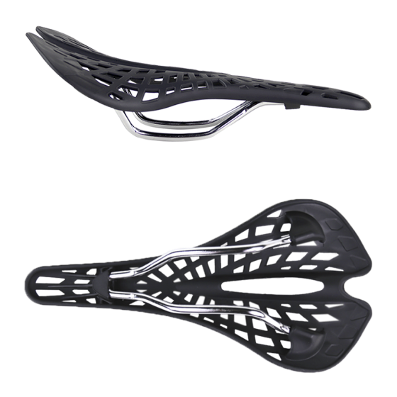 2 Bike Seat with Built-In Saddle Suspension