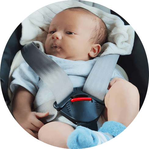 Universal Five-Point Baby Car Seat Belt