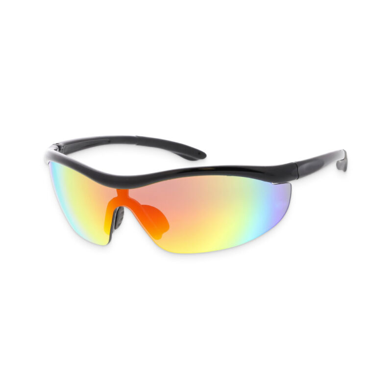 Black & Rainbow Wrap-Around Sports Sunglasses Explore popular Camping & Hiking categories https://mondohiking.com 2