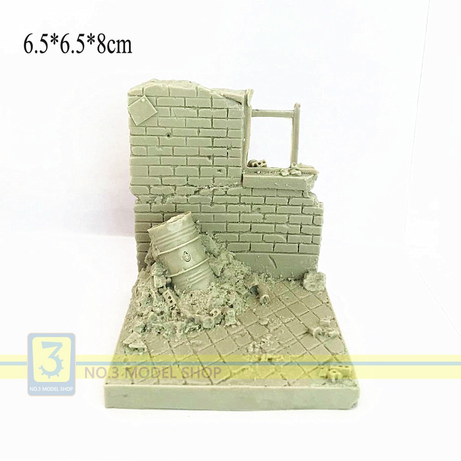 1-35-Resin-Models-Soldiers-City-Ruins-Field-Base-Slabs-Base-War-Sand-Table-Special-Platform-2