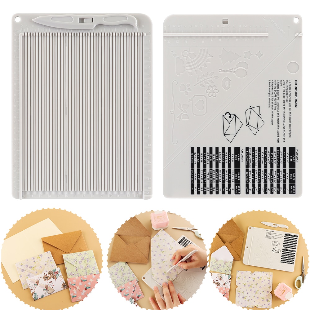 Creative-Envelope-Maker-Board-6-4-8-5-inch-Multi-Purpose-Scoring-Tool-for-Card-Making