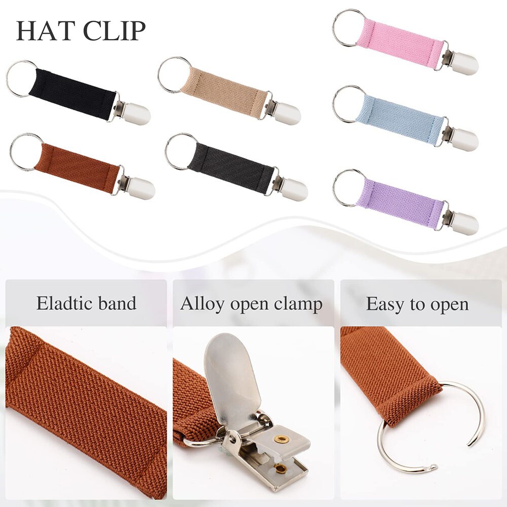 Elastic-Hat-Clip-on-Bag-Hat-Holder-for-Travel-Hat-Keeper-Clip-Outdoor-Camping-Hiking-Multifunctional-2