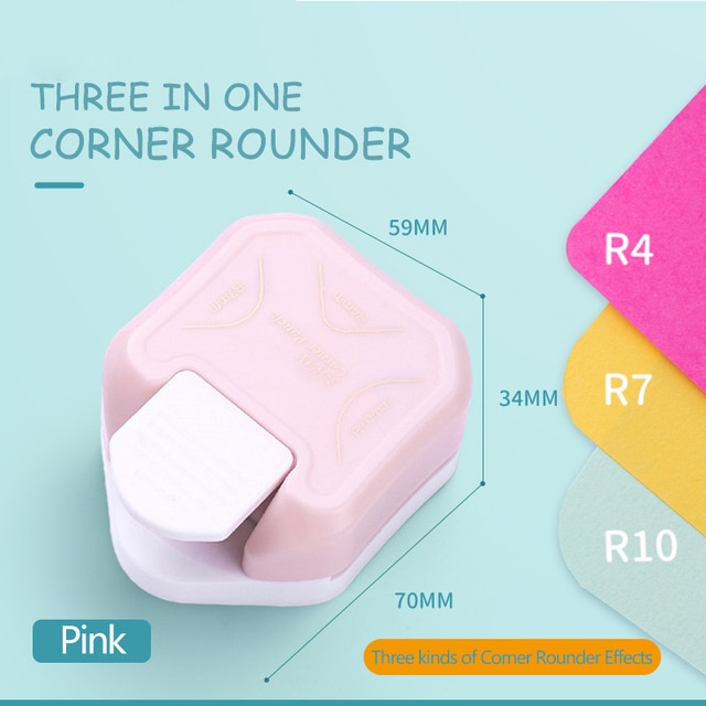 Pink Corner Rounder