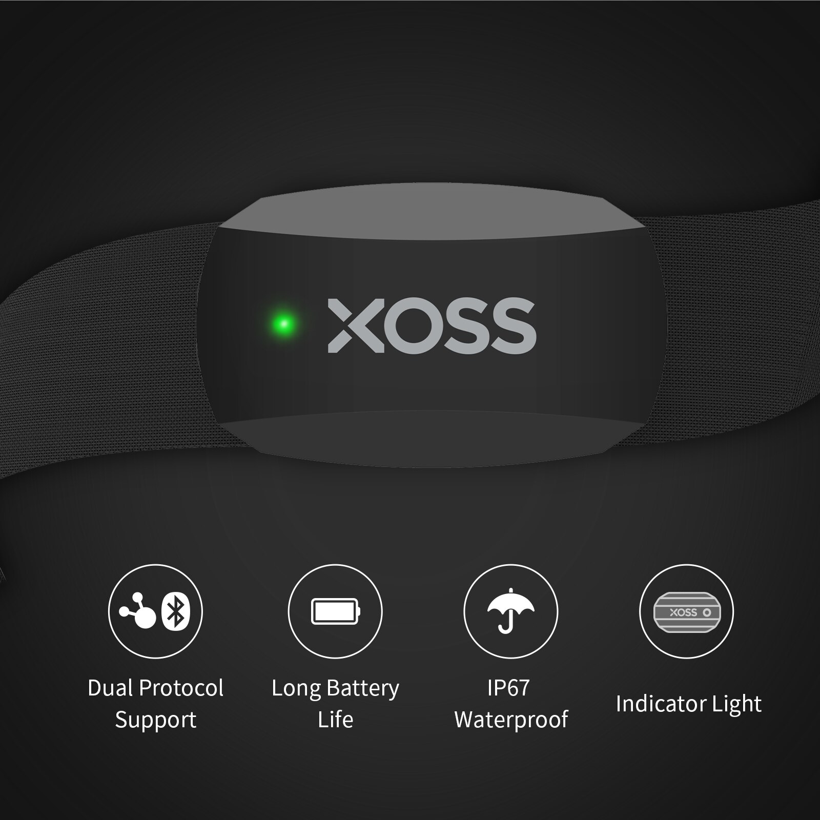 XOSS-X2-Chest-Strap-Heart-Rate-Monitor-for-Cycling-Running-Hiking-Bluetooth-ANT-Wireless-Health-Fitness-1